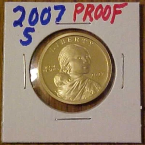2007-S Gem Proof Sacagawea Dollar - Bild 1 von 2