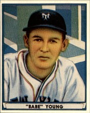 1941 Play Ball Reprints New York Giants Baseball Card #27 Babe Young