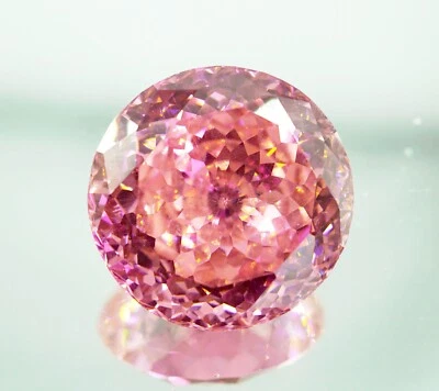 Certified 100 Ct+ Natural Round Cut Cambodian Pink Zircon Best Loose Gemstone - Image 1 of 4