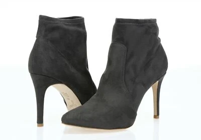Joie Jacey Women's gray suede slim heel booties sz. 40 - Image 1 of 4