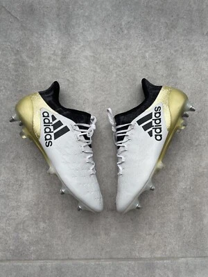 Adidas Mens X 16.1 Pro SG S81959 White Gold Soccer Cleats Shoes Mens US-9 - Image 1 of 4