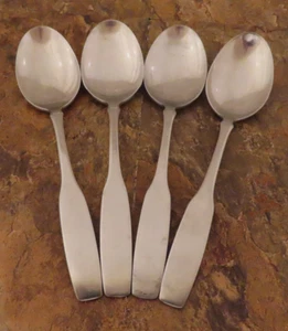 Oneida Paul Revere Set of 4 Soup Spoons Oneidacraft Stainless Flatware Lot H - Picture 1 of 5