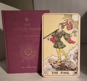 (1978) The Book of Tokens Tarot Meditations - Paul Foster Case (HC)  - Picture 1 of 22