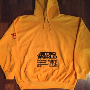 travis scott yellow moletom com capuz