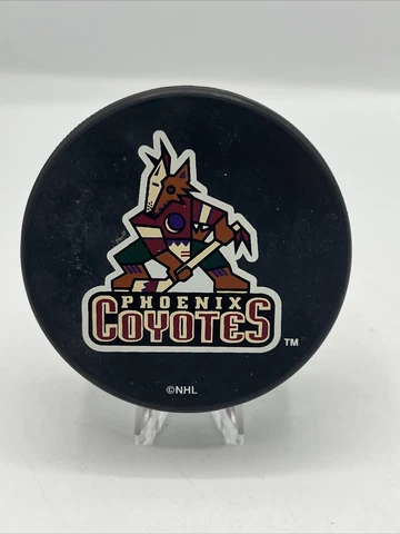 Phoenix Coyotes Vintage Official Licensed NHL Ice Hockey Puck (Trench MFG) 90s Cover