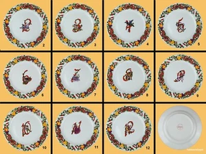 Gibson, 12 DAYS OF CHRISTMAS, 10.75" Dinner Plate(s), SUPERB+!! TAKE YOUR PICK - Picture 1 of 14
