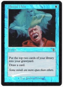 Mental Note 2002 Judgment FOIL Blue Common Instant MTG SP - NM AZ1 - Picture 1 of 2