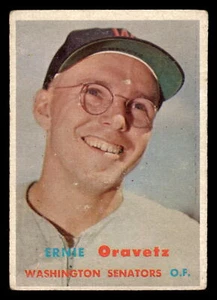Topps Ernie Oravetz 1957 #179 - Imagen 1 de 2