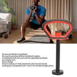 Verstellbarer Kettlebell Griff Ergonomische Hantelscheibe Kettlebell Griff Stärke T - Bild 1 von 12