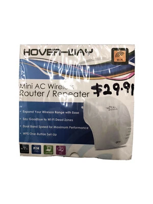 Hover-Way AC750 Dual Band 802.11AC Wireless Mini Wall Plug Router/WIfi Repeater  - Image 1 of 4