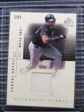 2001 SP Game Used Edition Frank Thomas Authentic Fabric Game Used Jersey #FTh