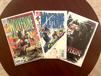 Wolverine #77 #78 #82 (Marvel 1994) Adam Kubert Alpha Flight Lady Deathstrike NM - Image 1 of 4