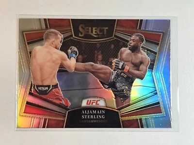 Aljamain Sterling 2023 Panini UFC Select Silver Prizm Snapshot  - Image 1 of 3