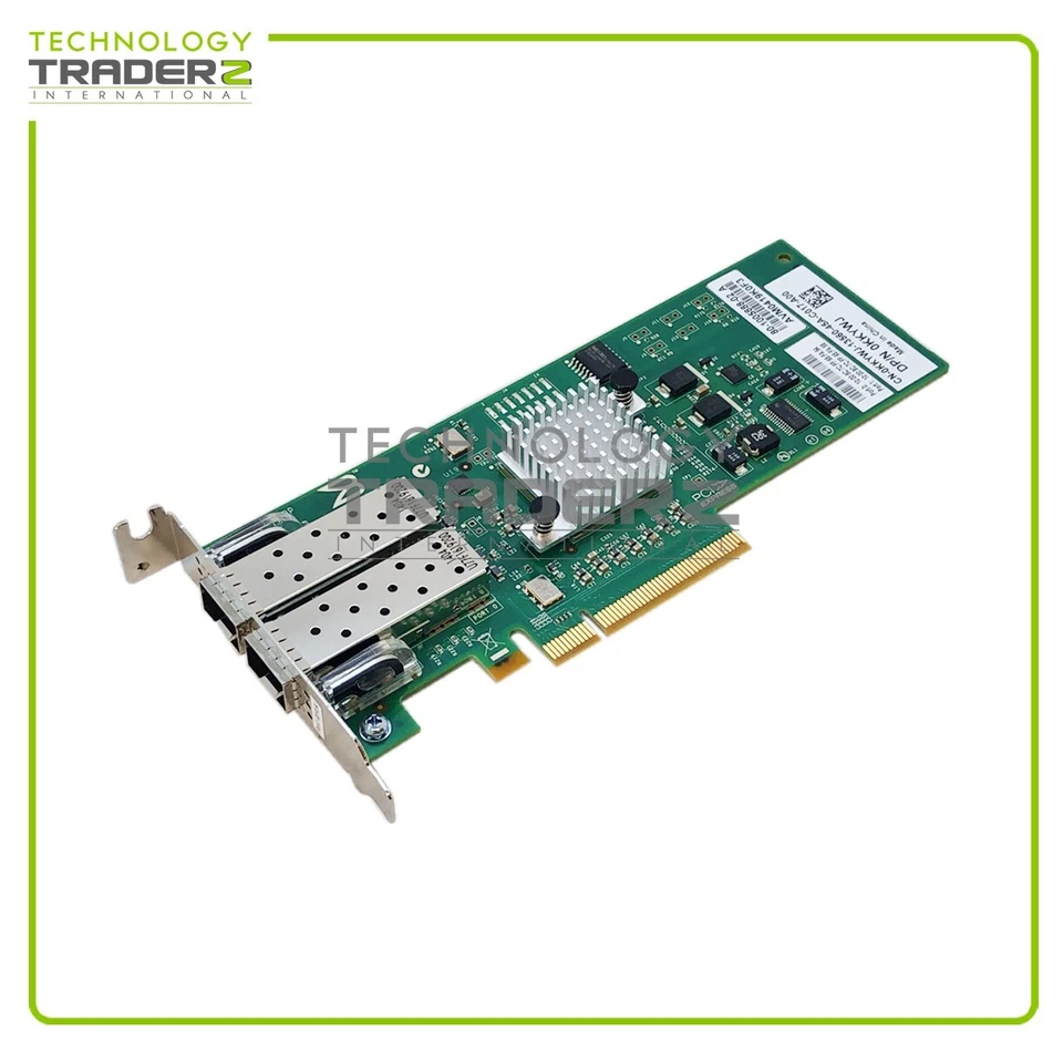 KKYWJ Dell Brocade 825 Dual Port 8G FC SFP HBA 0KKYWJ W/ Short Bracket - Image 1 of 1