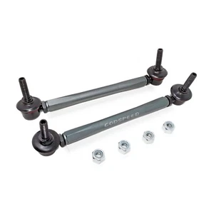 GODSPEED FRONT SWAY BAR ADJUSTABLE END LINKS FOR 01-06 BMW M3 E46 250-310MM 10MM - Picture 1 of 1