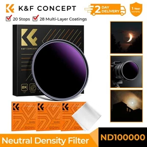 K&F Concept ND1000000 20-Stops Ultra Dark ND Camera Lens Filter Neutral Density - Picture 1 of 78