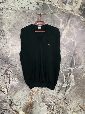 Chaleco Hombre Lacoste Algodón Negro Talla 8 XXL Foto 1 de 4
