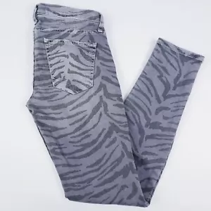 Current Elliott The Ankle Skinny Jeans Size 26 Gray Twilight Zebra - Picture 1 of 5