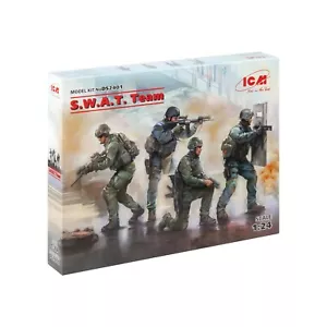 Equipo. S.W.A.T. maqueta kit escala plástico (juego para diorama) Escala: 1/24 ICM DS2401 - Imagen 1 de 12