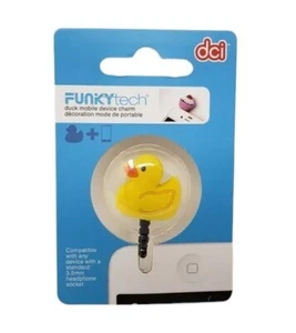 DCI Funky Tech Mobile Device Charm - New - Duck - Picture 1 of 1