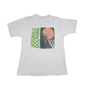 Vintage JU Jacksonville University Dolphins Basketball 90s T-Shirt Sz USA Made - Bild 1 von 10