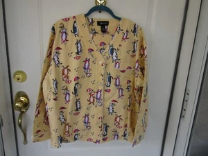Xhilaration Ladies XXL Yellow Pajamas with Kitties - Picture 1 of 9