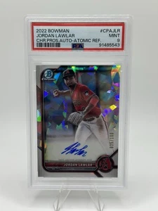 2022 Bowman - Jordan Lawler Prospects Auto Atomic Refractor PSA 9 - #CPAJLR - Picture 1 of 2