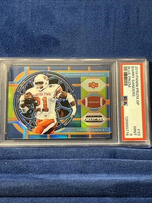 Panini Prizm Draft Picks 2019 Barry Sanders Blue Prizm #33 PSA 9 Foto 1 de 4