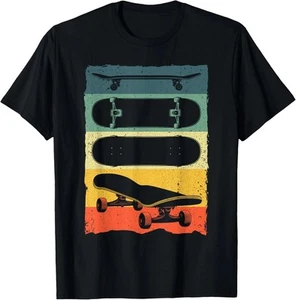 T-shirt unisex Cool Skateboard Art per uomo donna skateboard skateboarder regalo - Foto 1 di 20