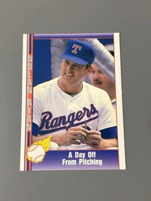 1991 Pacific Baseball Nolan Ryan Texas Express # 96 A Day Off From Pitching  HOF - Image 1 of 2