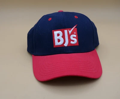 BJ's Hat Adult Strapback Blue Baseball Cap Restaurant Employee Worker Uniform - Image 1 of 4