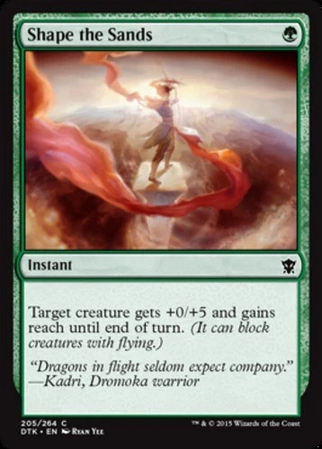 Shape the Sands - Dragons of Tarkir #205/264 MTG Magic The Gathering - Image 1 of 1