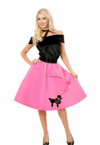Falda Caniche Rosa - ¡¡Con Accesorios EXTRA Incluidos!! Disfraz adulto grande 11-13 - Imagen 1 de 10