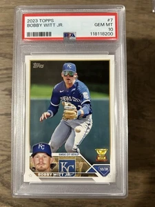 2023 Topps #7 Bobby Witt Jr Rookie Cup PSA 10 GEM MINT Kansas City Royals - Picture 1 of 1