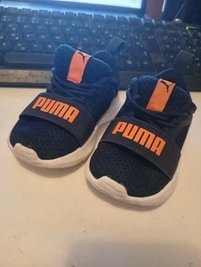 Puma Wired Run Kinder Sneaker US Größe 4C Farbe Blau / Orange - Bild 1 von 11