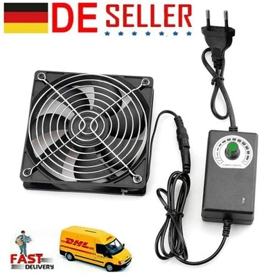 120mm!Lüfter PC Fan Gehäuselüfter Leise Ventilator 12V lüfter PC Gehäuselüfter - Bild 1 von 4