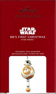 BB'S FIRST CHRISTMAS -STAR WARS 2020 HALLMARK KEEPSAKE ORNAMENT NEW - Picture 1 of 3
