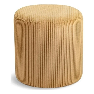 445Yellow Roy Collection Modern | Contemporary Ottoman/Stool with Soft Yellow... - Image 1 of 4
