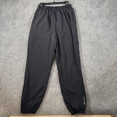 Vintage 90s Reebok Vector Track Pants M Zip Ankle Elastic Cuff Retro Sportswear - Image 1 of 4