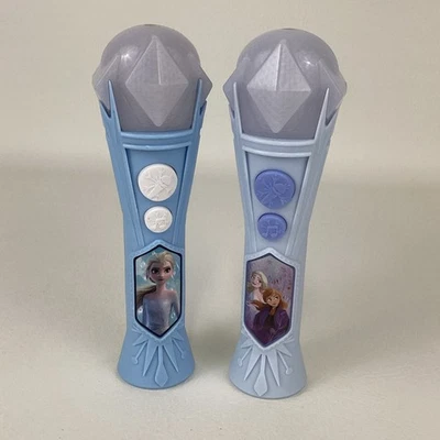 Disney Frozen Sing Along Microphone Lot Lights Sound Effects Karaoke Musical Toy - Image 1 of 4