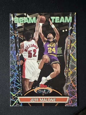 1992-93 Topps Stadium Club Beam Team Jeff Malone #10 Foto 1 de 2