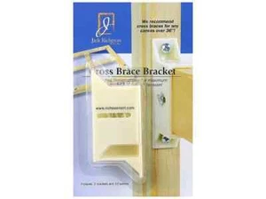 Stretcher Frame Canvas Cross Brace Bar Brackets, Adjustable pack 2 brkts - Picture 1 of 5