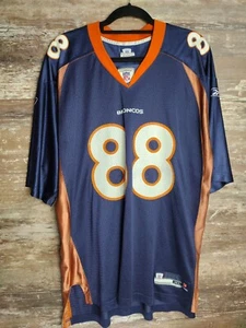 Camiseta Tony Scheffler #88 Denver Broncos para hombre talla grande azul naranja malla Reebok - Imagen 1 de 7