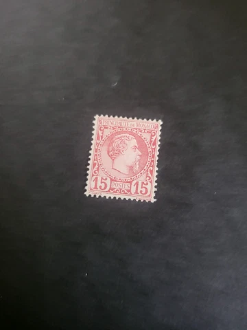 Stamps Monaco Scott #5 hinged Cover