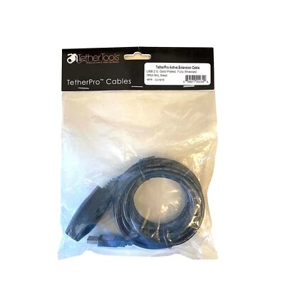 CLEARANCE Tether Tools TetherPro USB 2.0 Active Extension Cable | 16', Black - Image 1 of 4