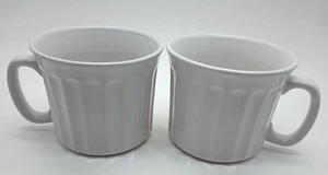 Royal Norfolk White Ceramic Soup Mugs with Handles – 20 oz, Set of 2 - Picture 1 of 5