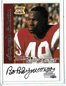 Bobby Mitchell 1999 Fleer Gotg Sports Illustrated certificado autógrafo patio - Imagen 1 de 1