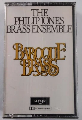 Baroque Brass Cassette Tape NOS Sealed Rare Philip Jones Ensemble Argo UK  - Image 1 of 4