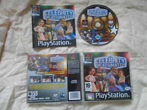 Celebrity Deathmatch PS1 (COMPLETE) fighting MTV Sony PlayStation black label - Picture 1 of 2
