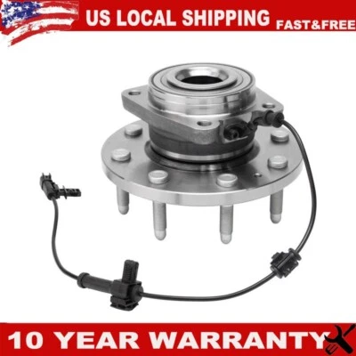 4WD SRW Front Hub Wheel Bearing for Chevrolet Silverado Sierra 2500 3500 HD 8Lug - Изображение 1 из 4
